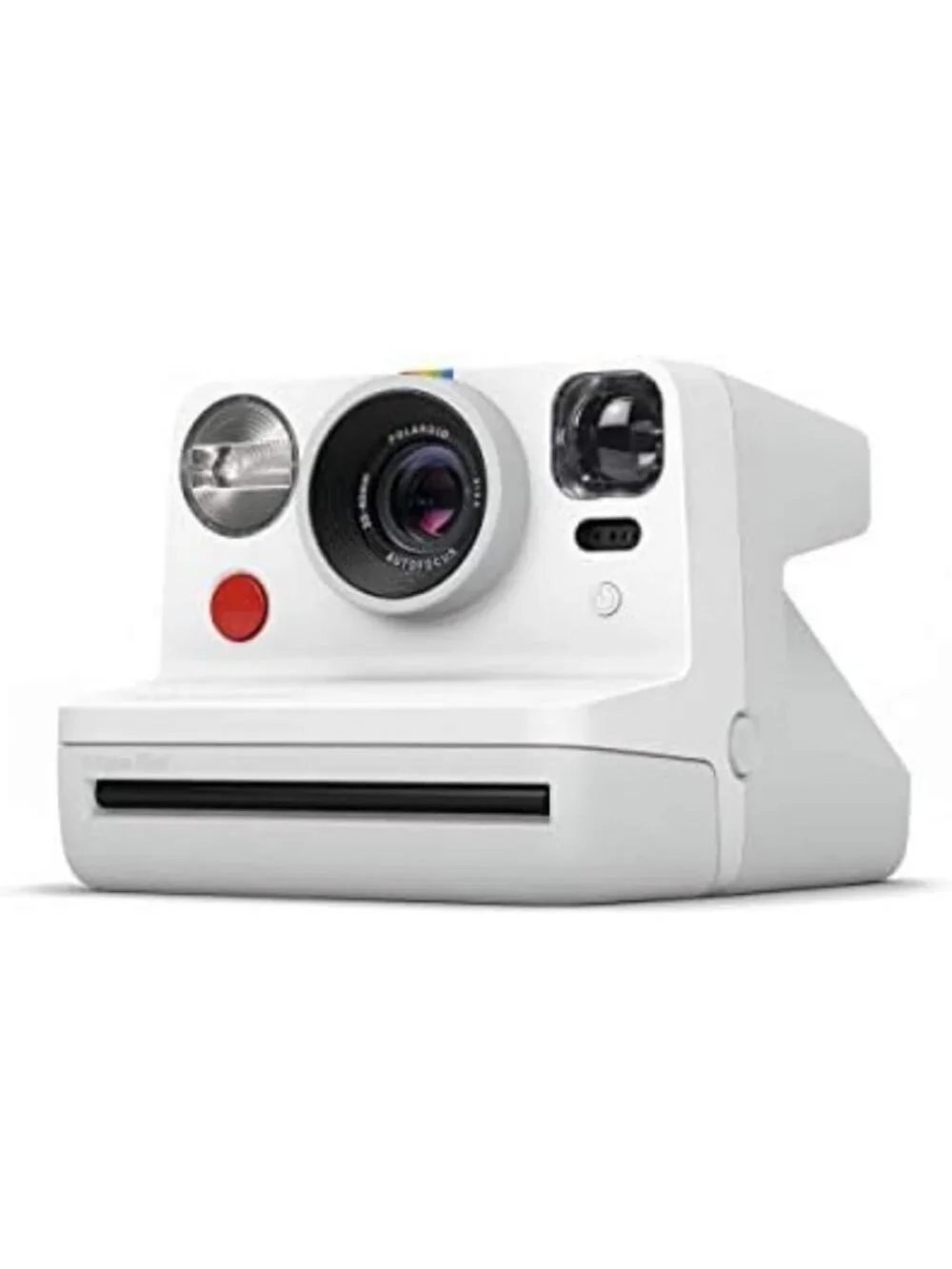 Instant Film Camera - I-Type Instant Photography - White - Renewed Premium